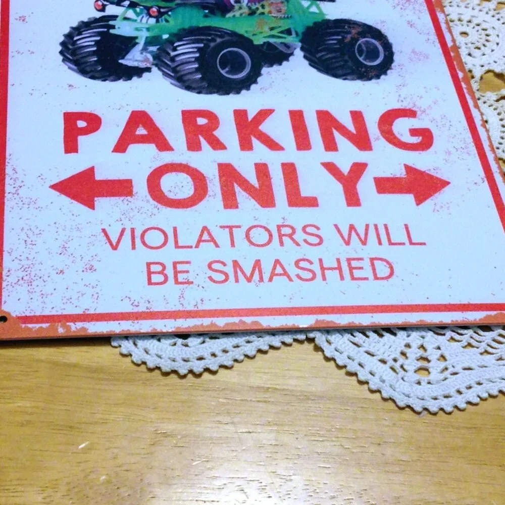 Monster Truck humor Wall Art Sign